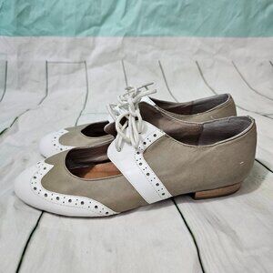 JEFFREY CAMPBELL 'Lookbook' Oxford Tap Shoes ~Size 7.5M